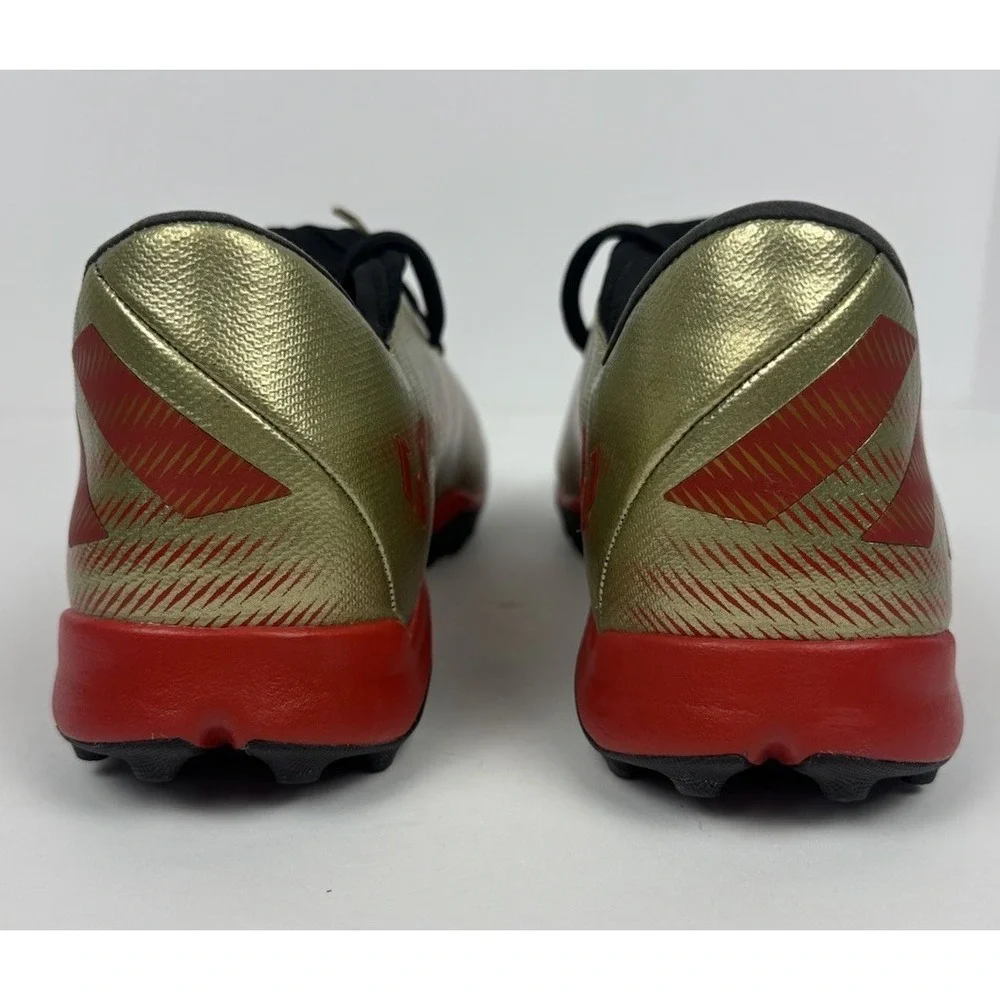 NWT Adidas Nemeziz Messi .3 TF FY0761 Soccer Shoe Male Size 7 Gold/Red.